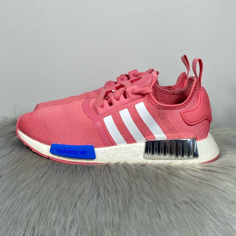 Adidas NMD R1 Hazy Rose Glow Blue Women Running Shoes